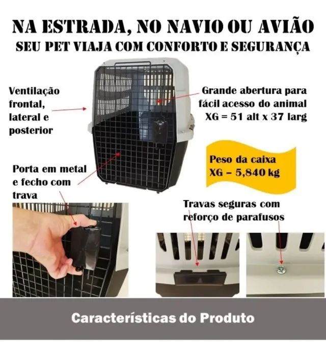 CAIXA DE TRANSPORTE PET - Foto 4