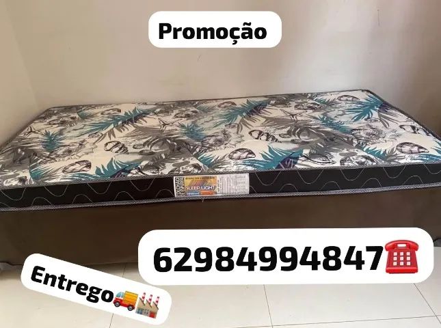 Colchão solteiro novo entrego