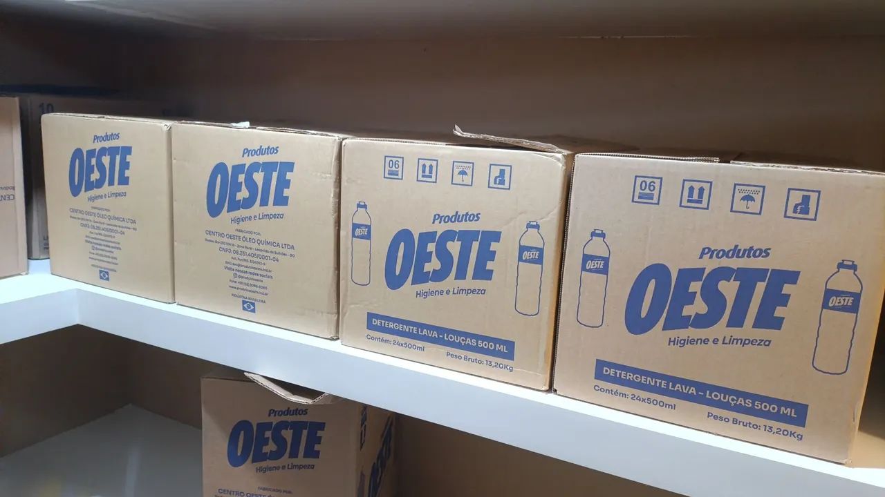Caixa de detergentes