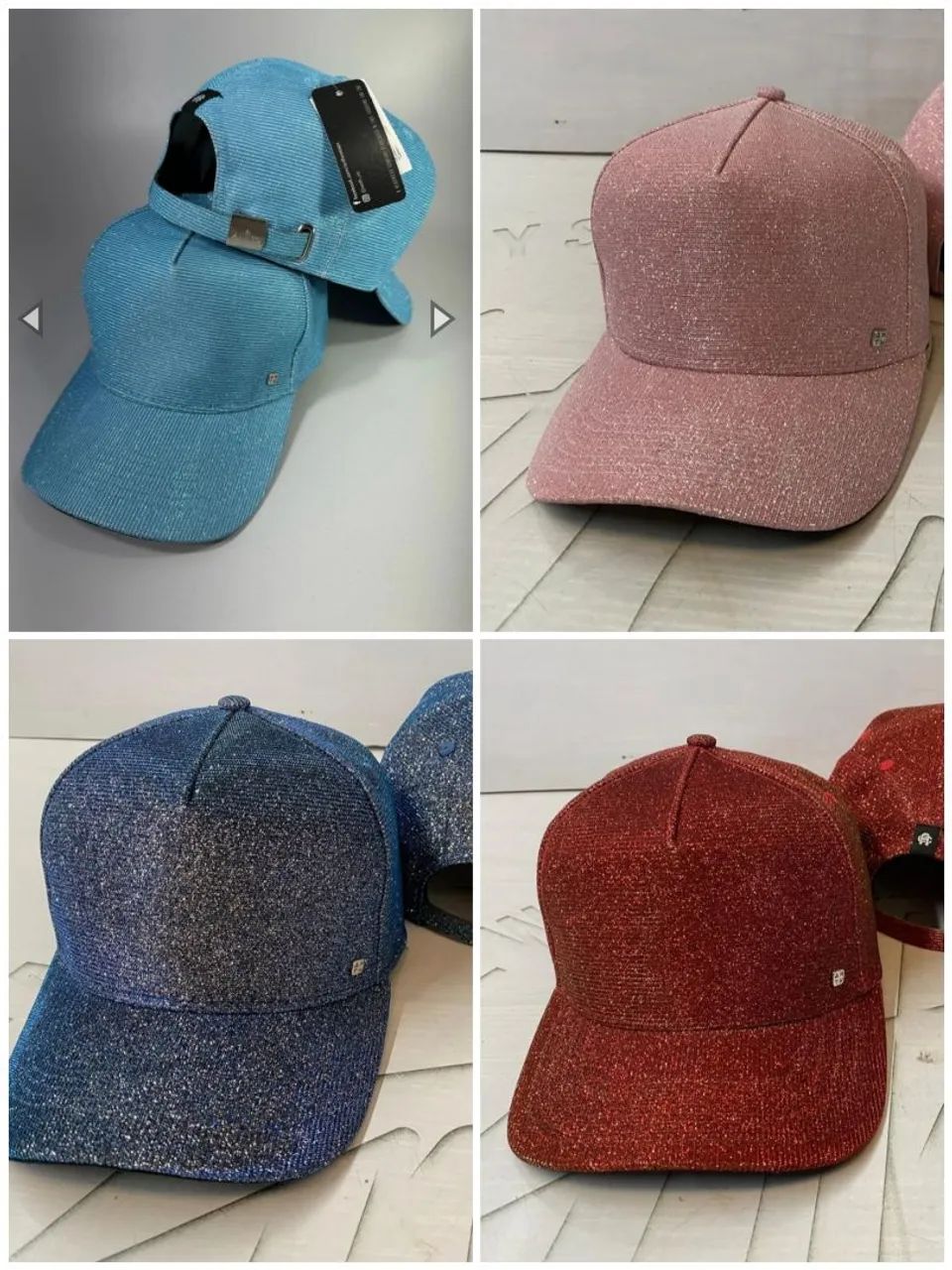 Boné brilho / glitter - Foto 2