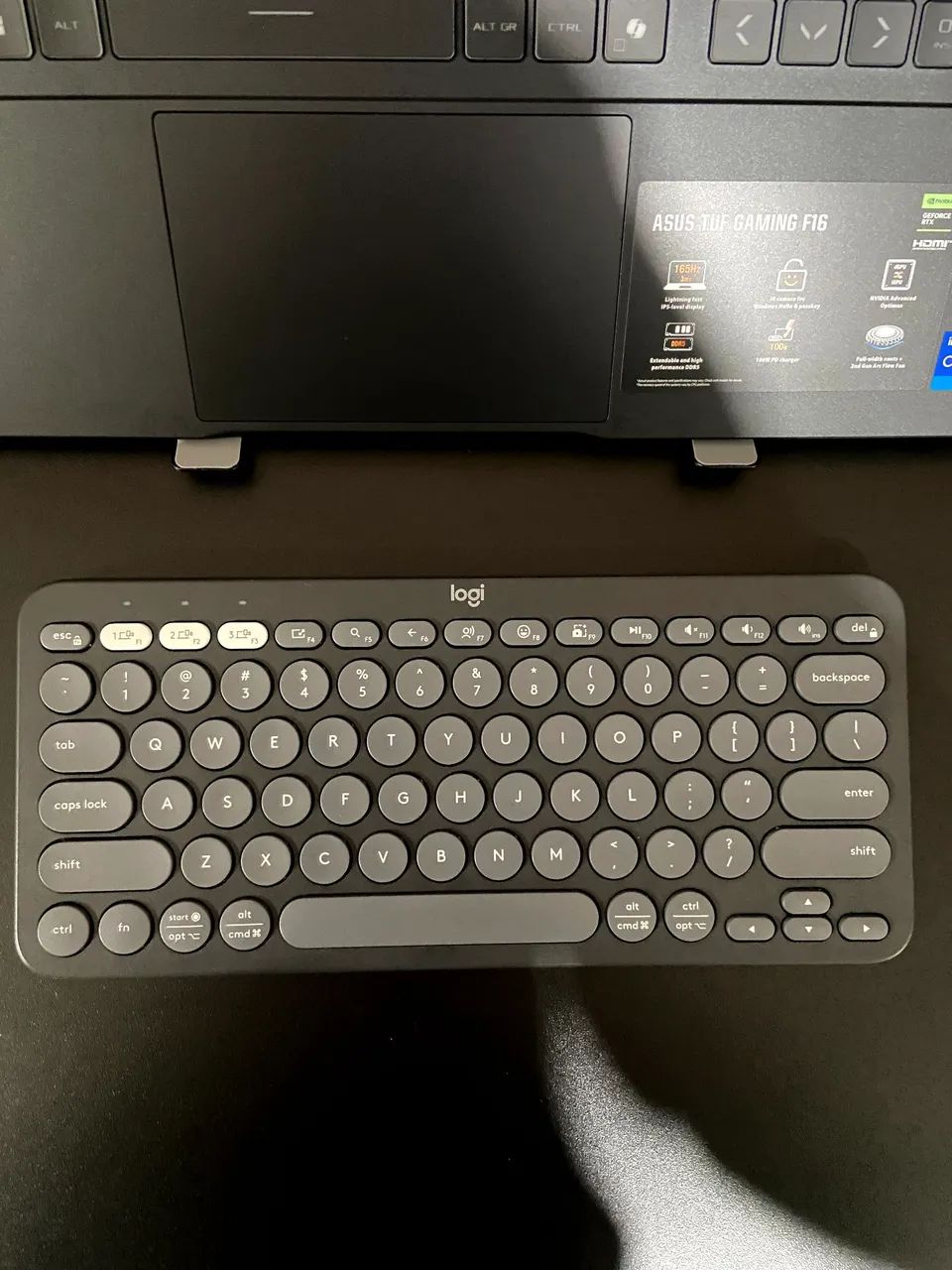 Teclado logitech pebble keys 2 k380s  - Foto 2