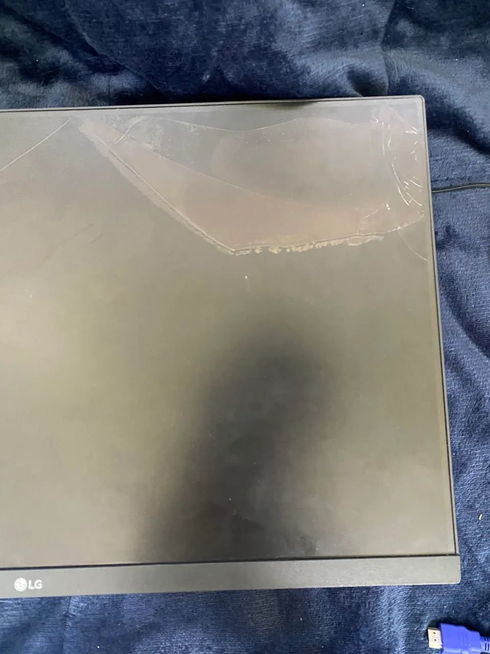 Monitor LG 24MP400-B - Display quebrado