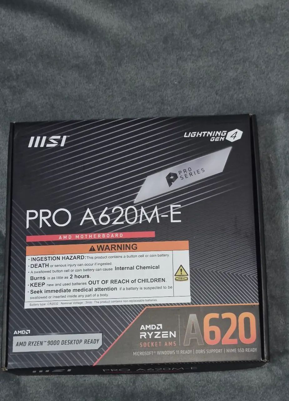 PLACA MÃE A620M-E MSI AM5 - NOVA
