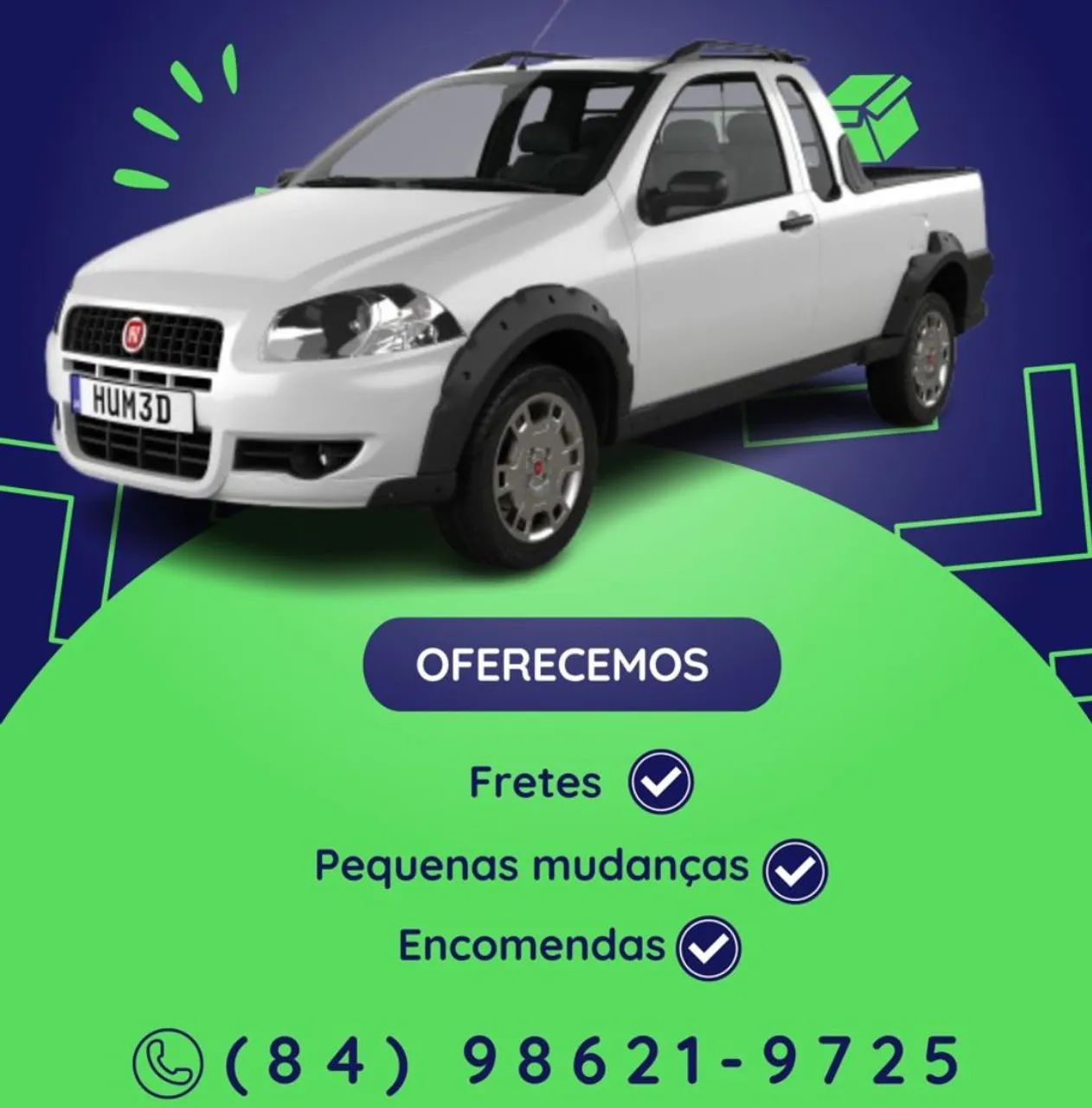 FRETES E PEQUENAS MUDANÇAS 