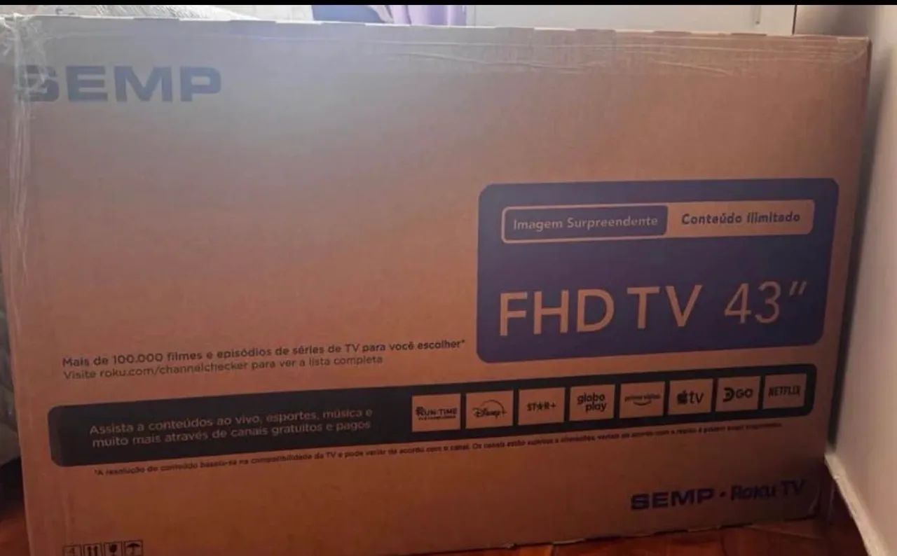 Televisão Semp 43 Poelgadas ? Modelo: R6610 - Foto 3