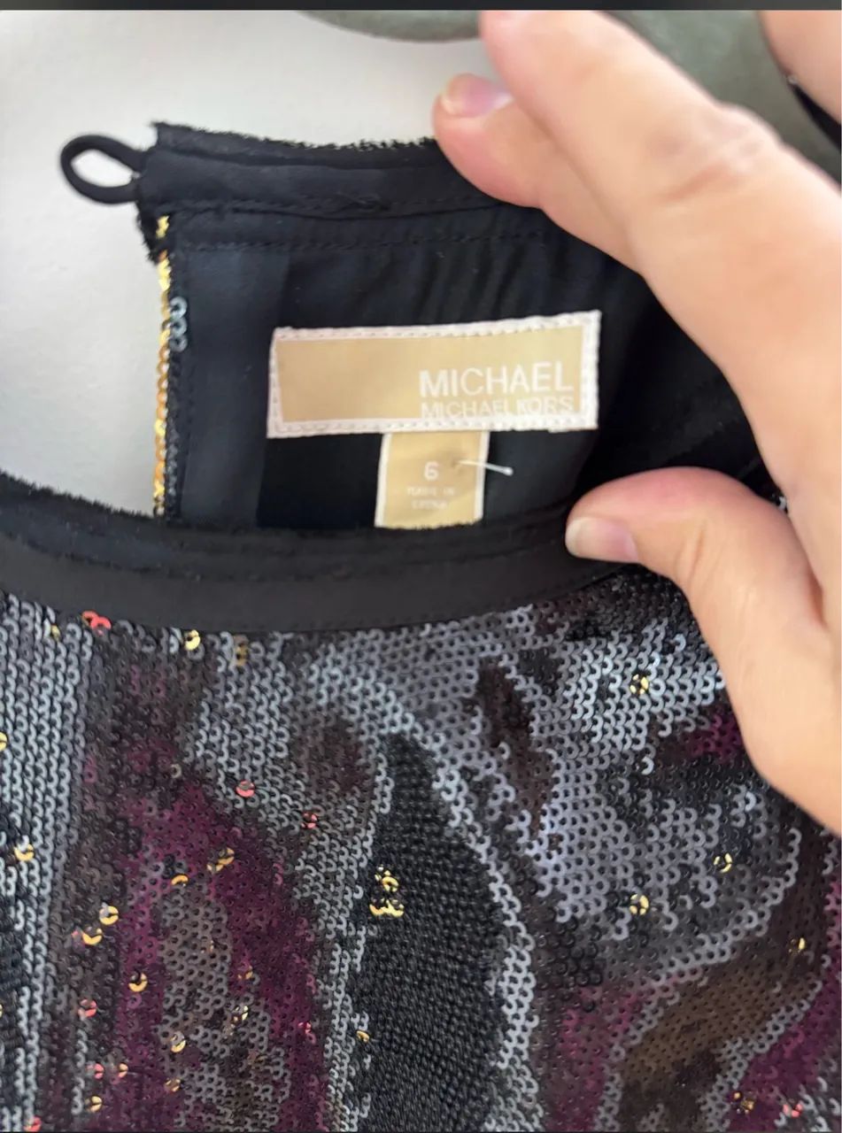 Vestido Paetê Michael Kors  - Foto 4