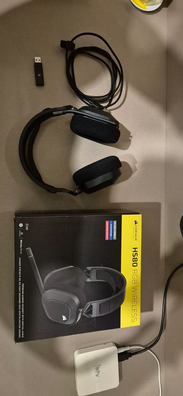 Headset HS80 RGB Wireles - Foto 5