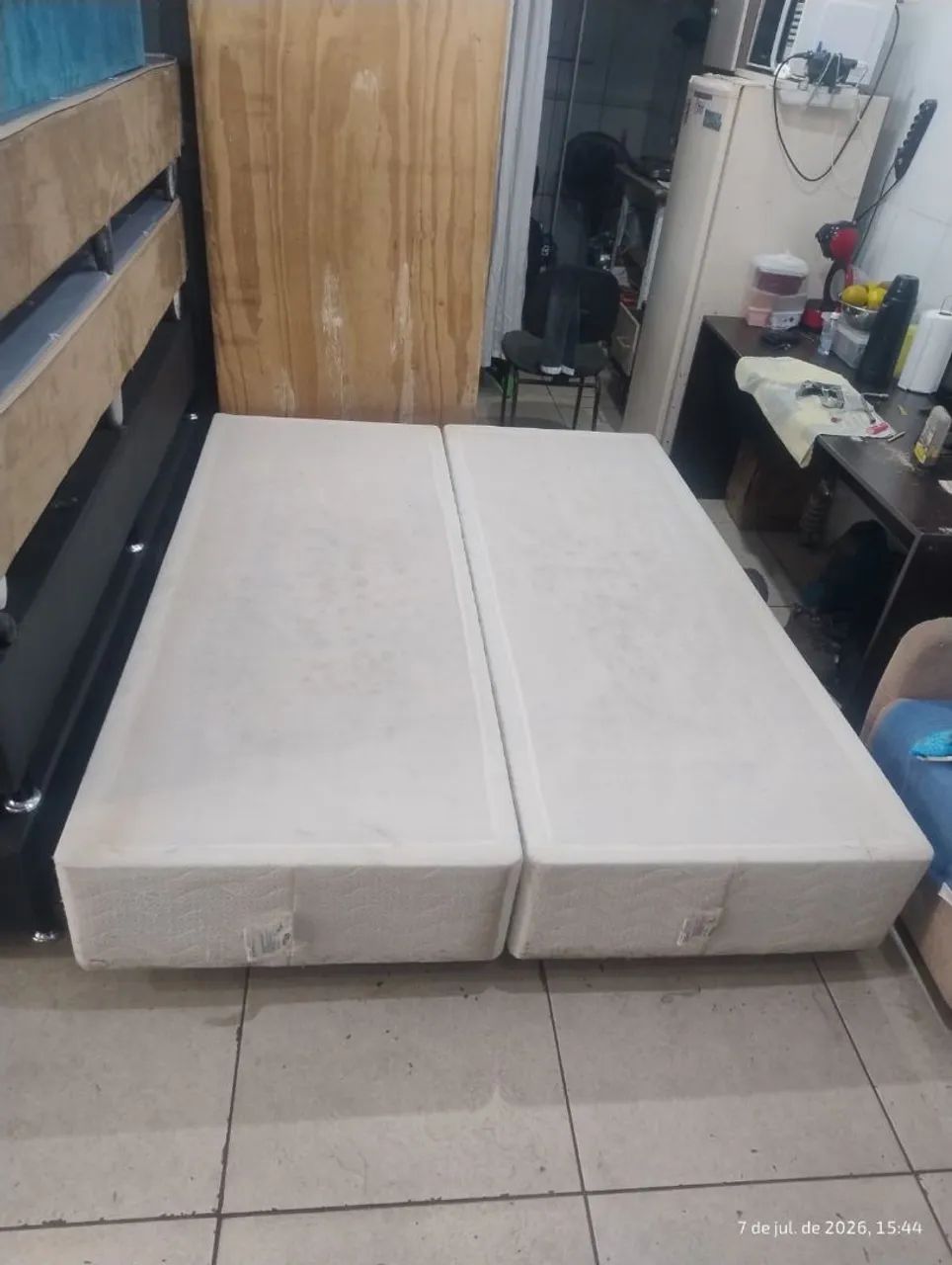CONJUNTO BASE BOX COM COLCHÃO QUEEN  - Foto 4