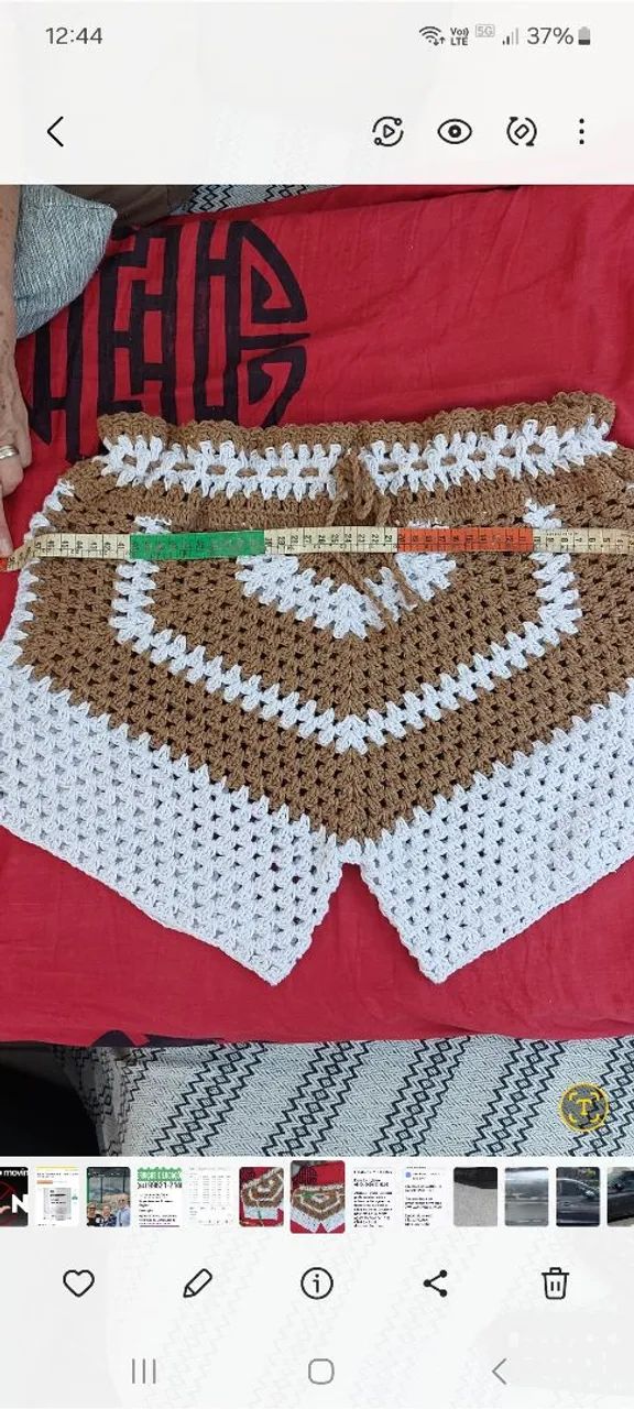 Short feito a mão linha - Foto 2