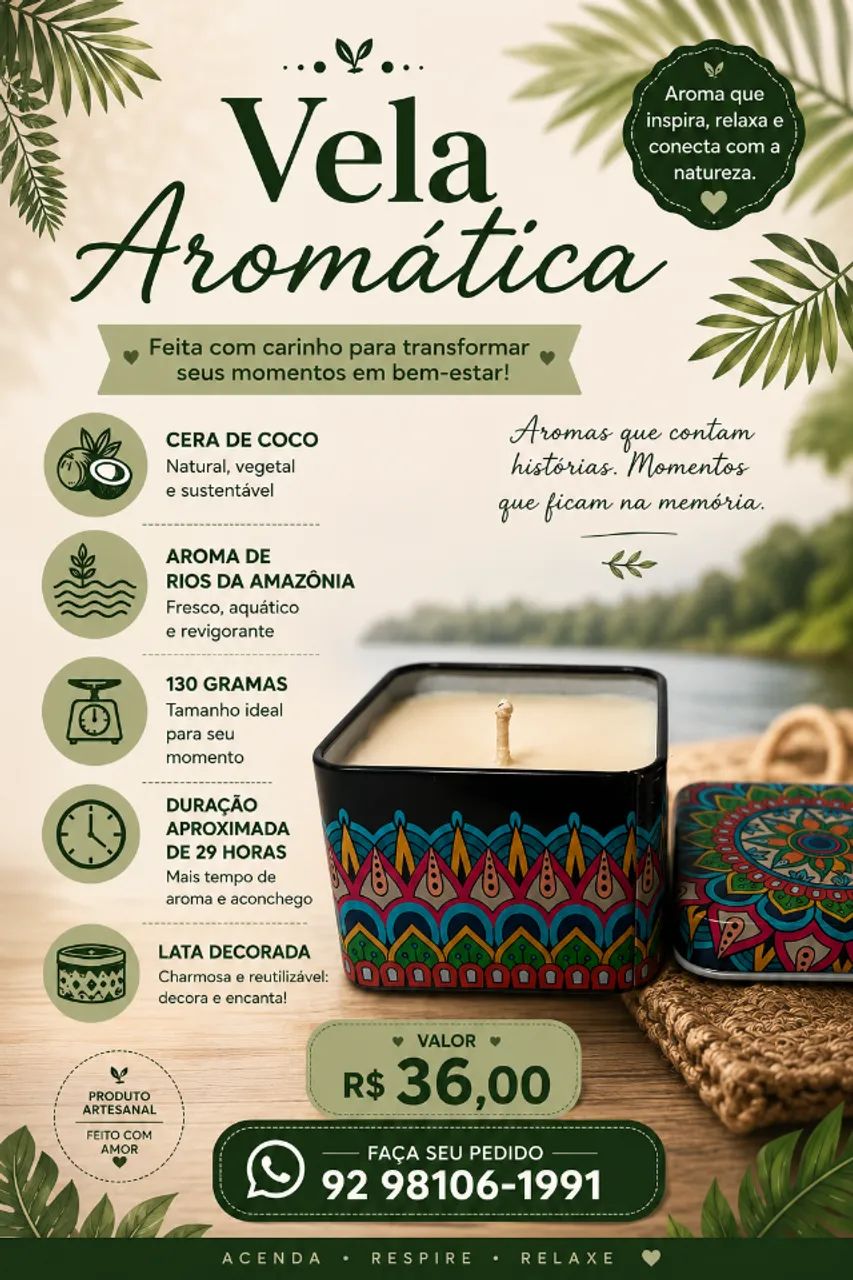 vela aromática