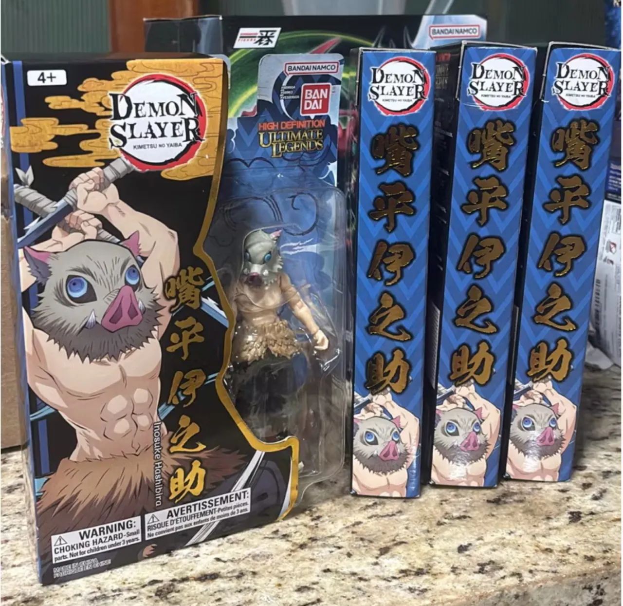 Boneco Inosuke Articulado Original Bandai - LACRADO - Ultimate Legends - Demon Slayer