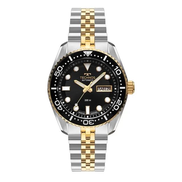 Relógio Technos Masculino Automático Diver Bicolor - 8205QE/1P