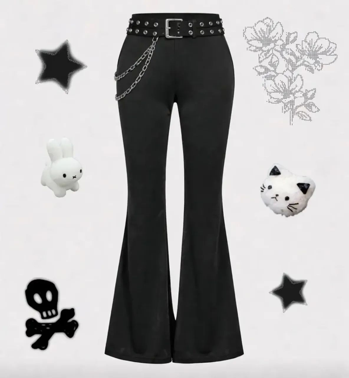 Calça Flare Shein
