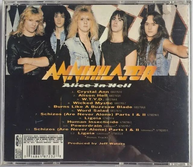 Cd Annihilator Alice in Hell - Foto 2