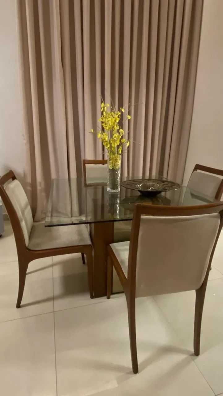 MESA E 4 CADEIRAS JACAÚNA  - Foto 2