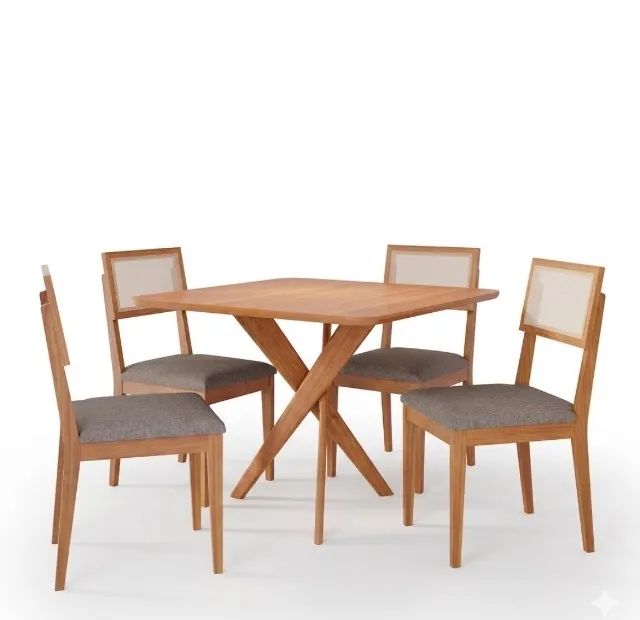 Conjunto de Jantar Matera 4 Lugares - Foto 2
