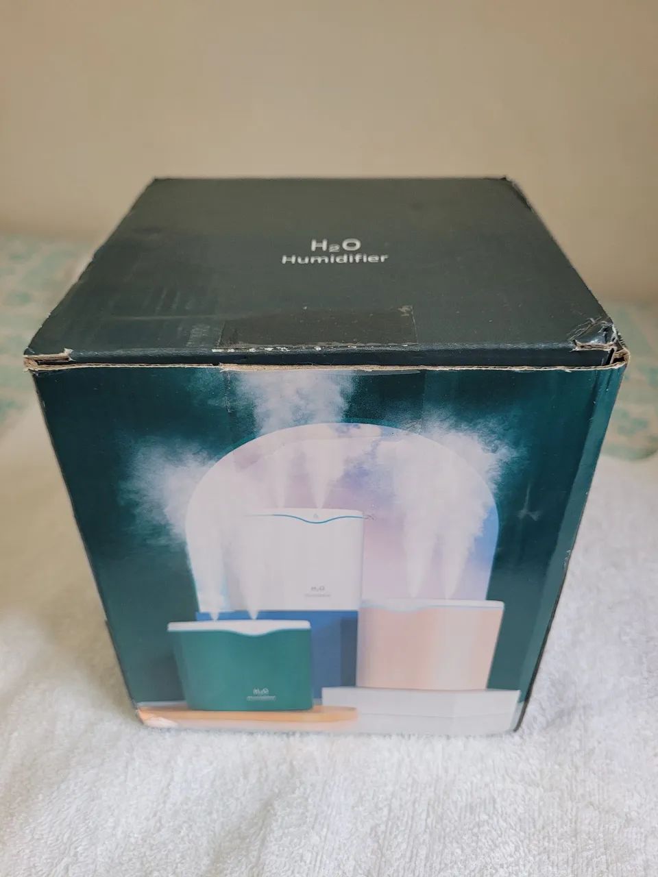 Umidificador de Ar Spray Duplo e LED 2000ml