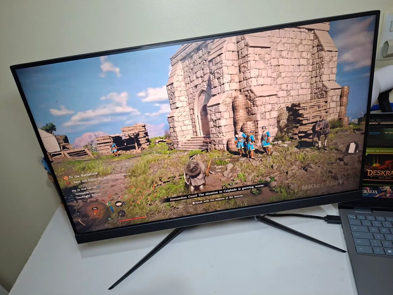 Monitor gamer msi ips 24 polegadas 1ms - Foto 3