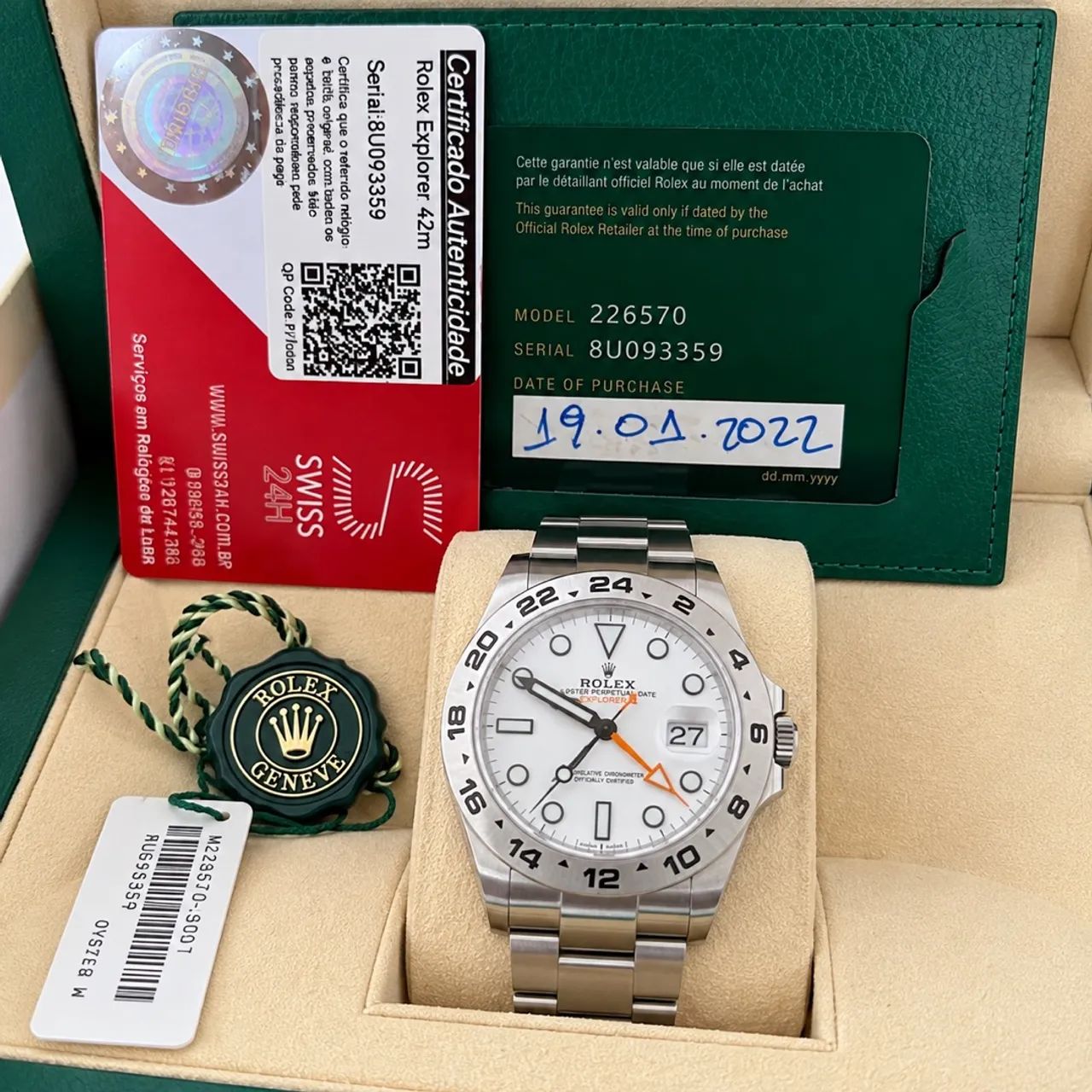 Rolex Explorer II Polar 42mm 2022 Full Set - Foto 2