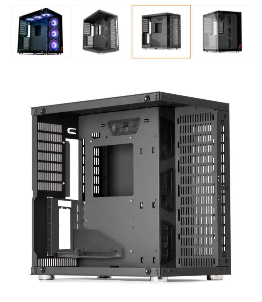 Gabinete Gamer DT3sports Hyperspace, Mid Tower, Vidro Temperado, Black - Foto 2
