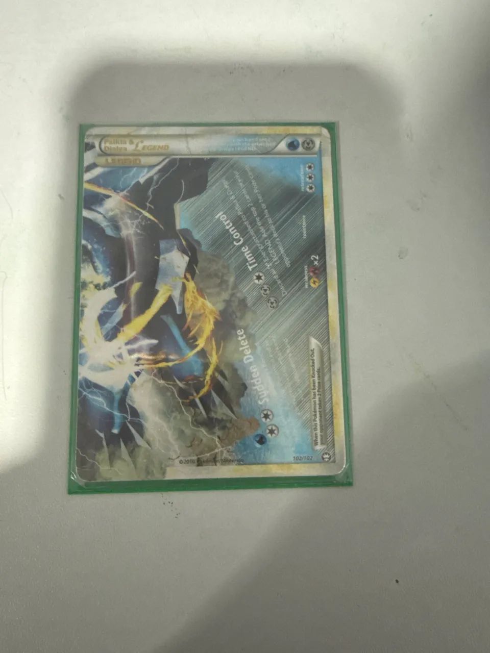 Carta Legend Palkia e Dialga 2009 Inglês 