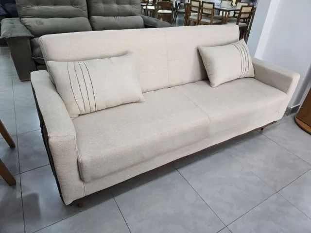 SOFÁ CAMA ESTHER MATRIX (3 LUGARES) - Entrega DF e Entorno