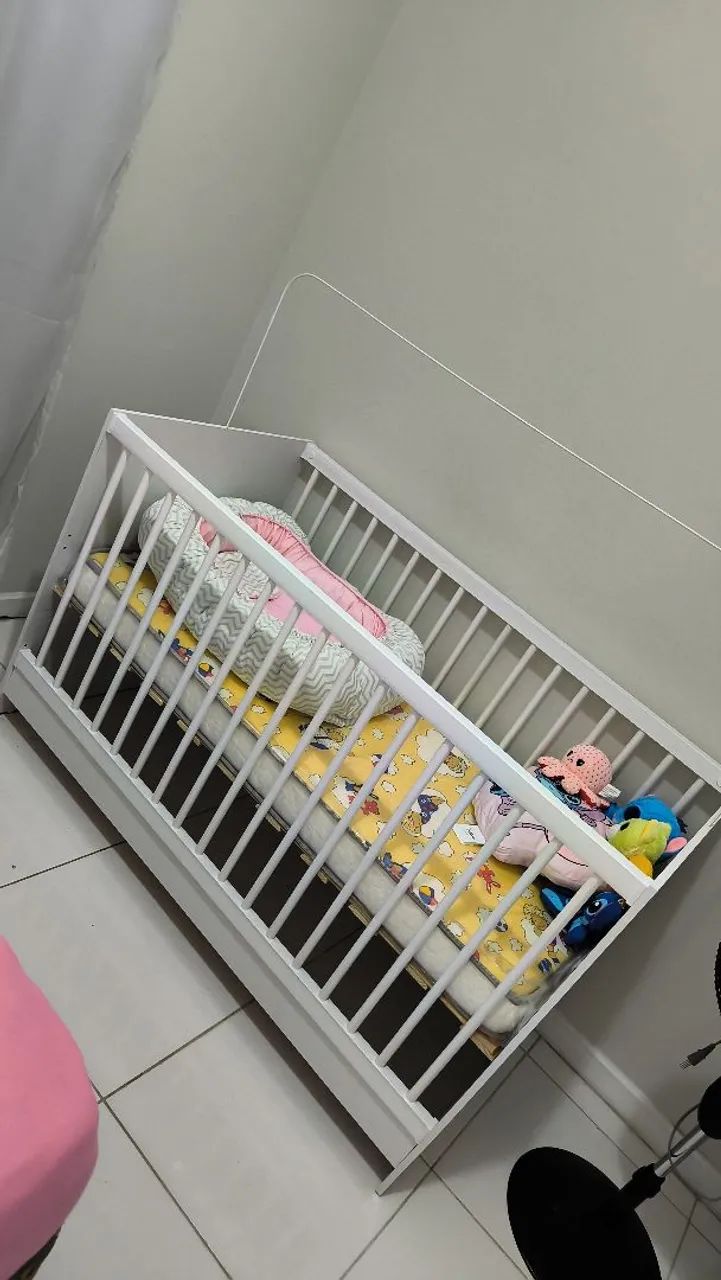 Berço 3 em 1 com colchão incluso - Foto 2