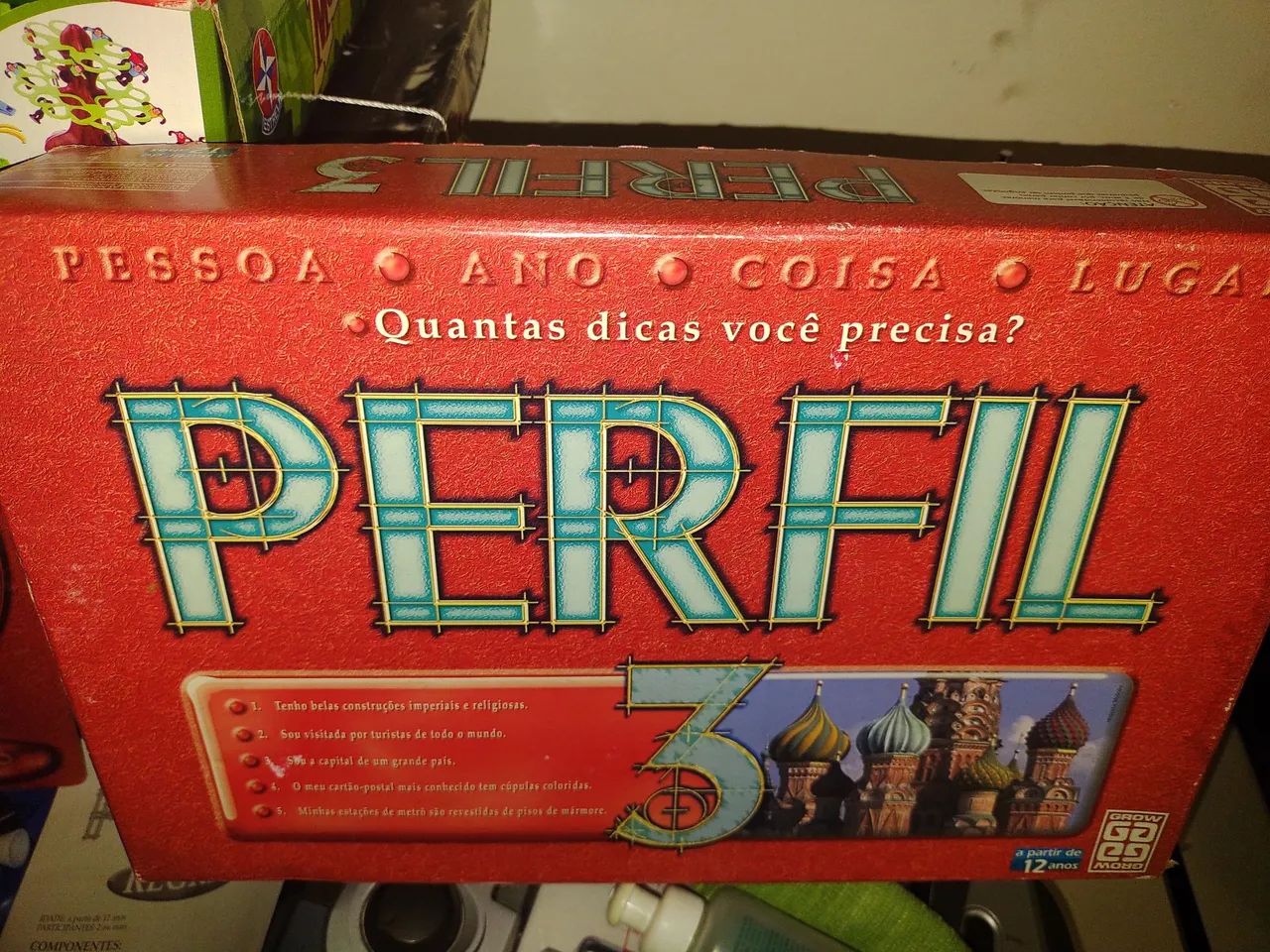 Jogo Perfil3, de tabuleiro, completo, ótimo estado. E outros. - Foto 3