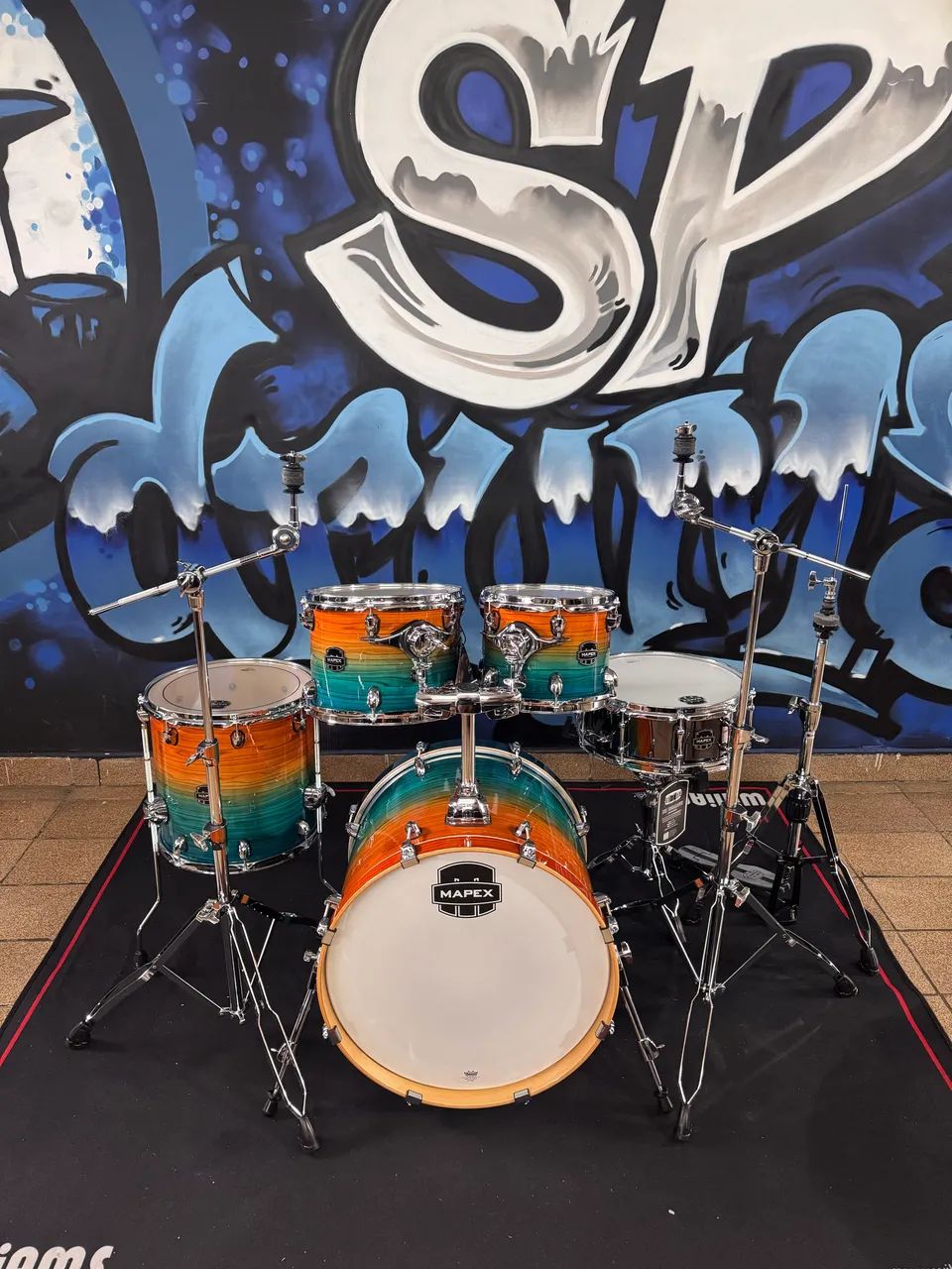 Bateria Mapex Armory Maple Birch Bumbo 20 Polegadas Shell Pack Com Caixa