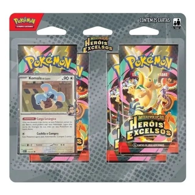 Pokémon TCG - Blister Quadruplo de Herois Excelsos