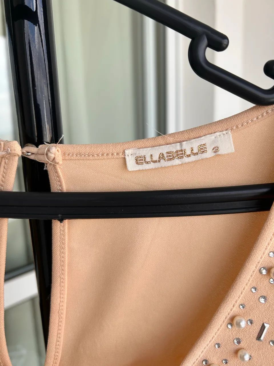 Body EllaBelle Nude com Strass e Pérolas | Tamanho G - Foto 3