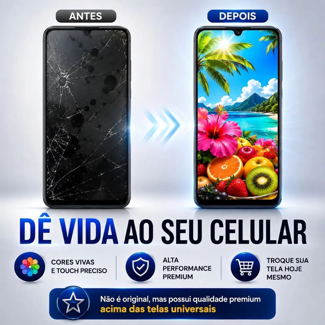 Tela Frontal Touch Display Samsung Galaxy A06 4G com Aro - Cores Vivas e Encaixe Preciso - Foto 2