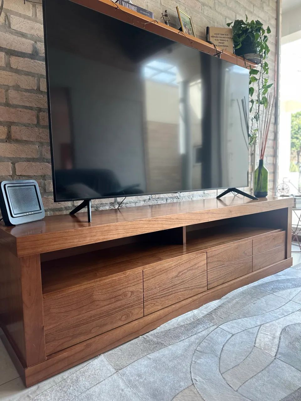 Rack Casa Cenário em Madeira Maciça 2,02m - R$ 3.490 - Foto 3