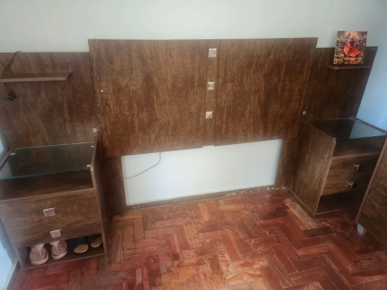 Vendo guarda roupa com cabeceira  - Foto 4