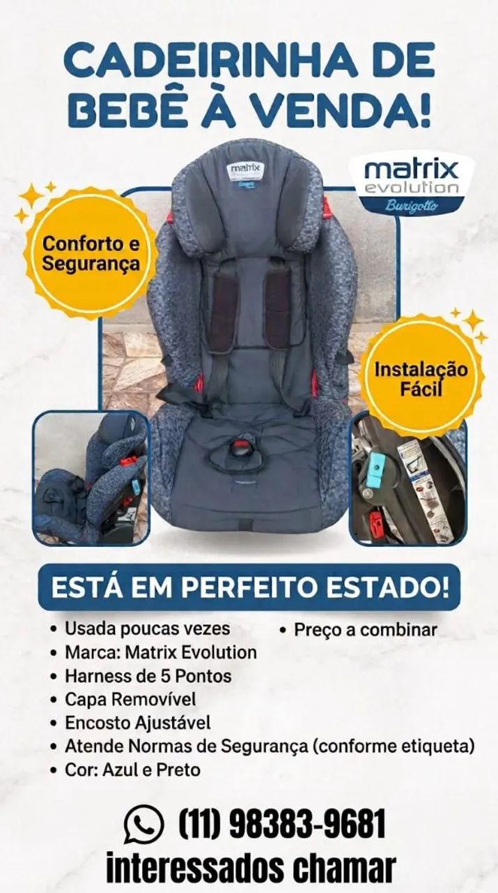 Cadeirinha de Carro Matrix Evolution  - Foto 4