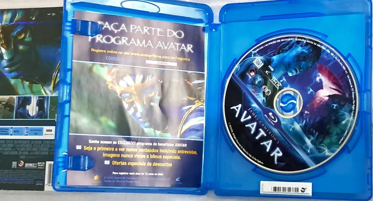BLU-RAY Original AVATAR com luva - excelente estado  - Foto 4