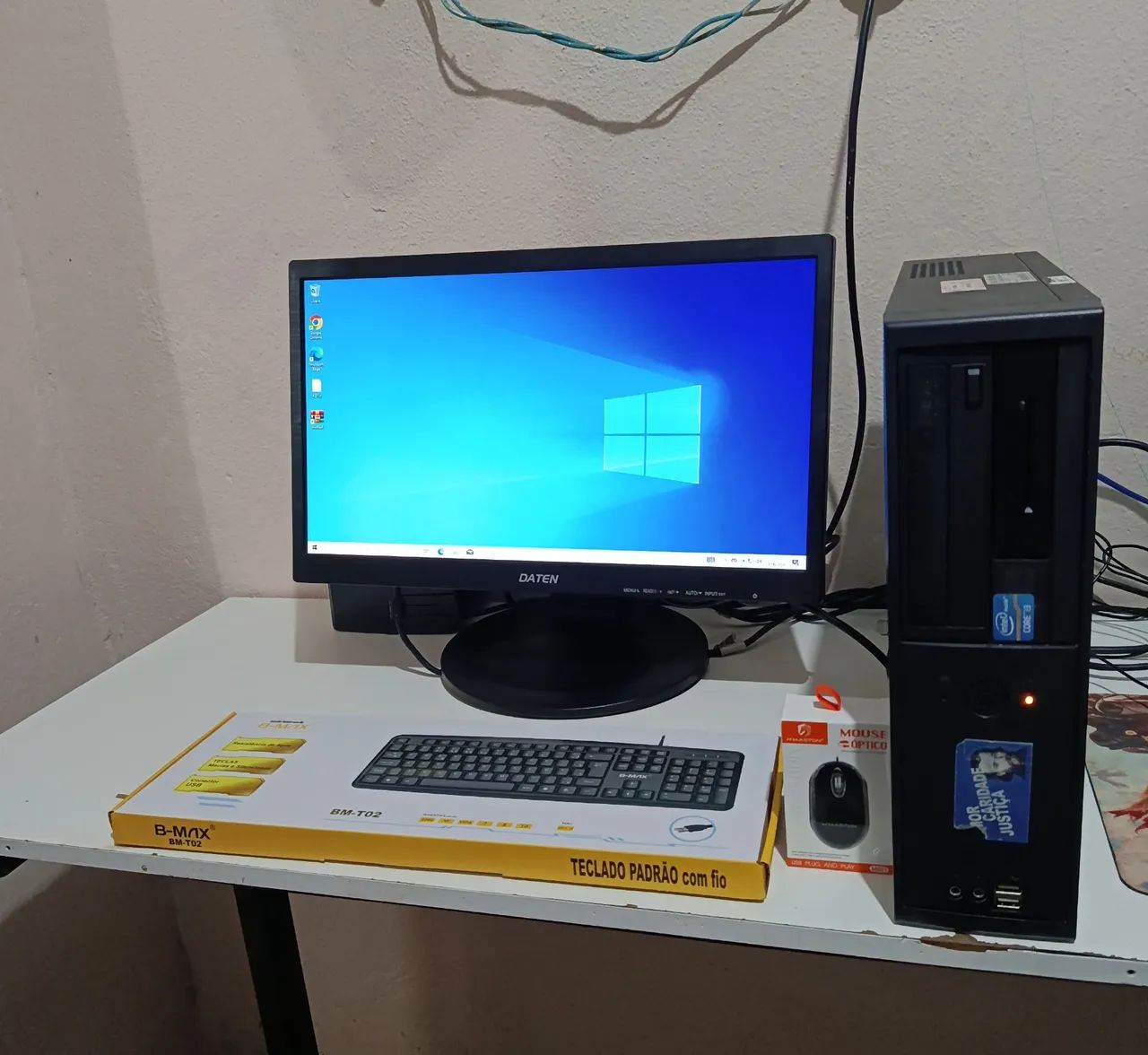 Computador optplex completo com monitor 19 polegadas, acompanha mouse e teclado novos . - Foto 2