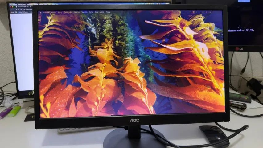 Monitor AOC 22 polegadas - Muito Novo