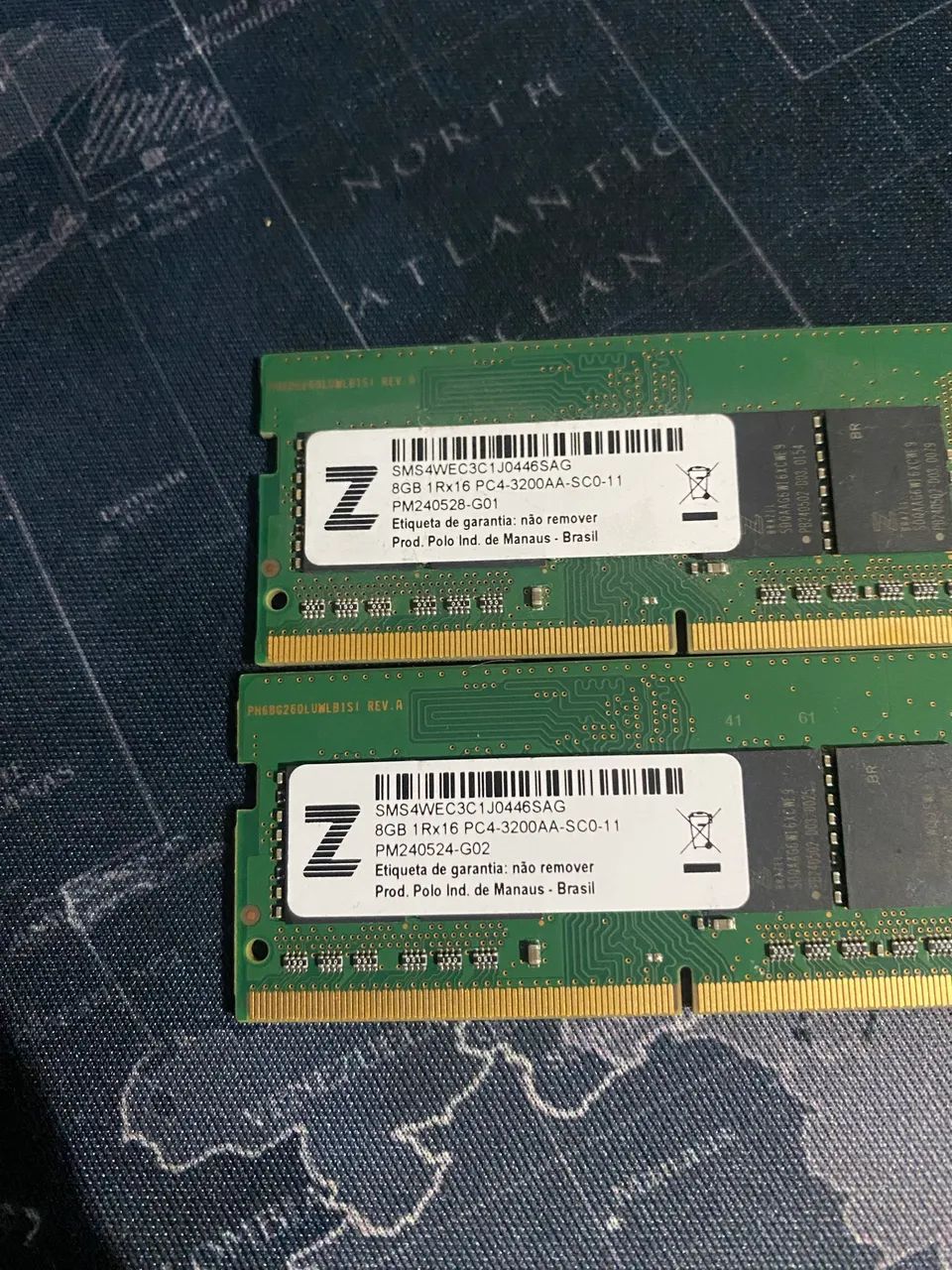 DDR4 16Gb 2x(8gb) 3200MHz NOTEBOOK - Memória RAM - Jardim Nova