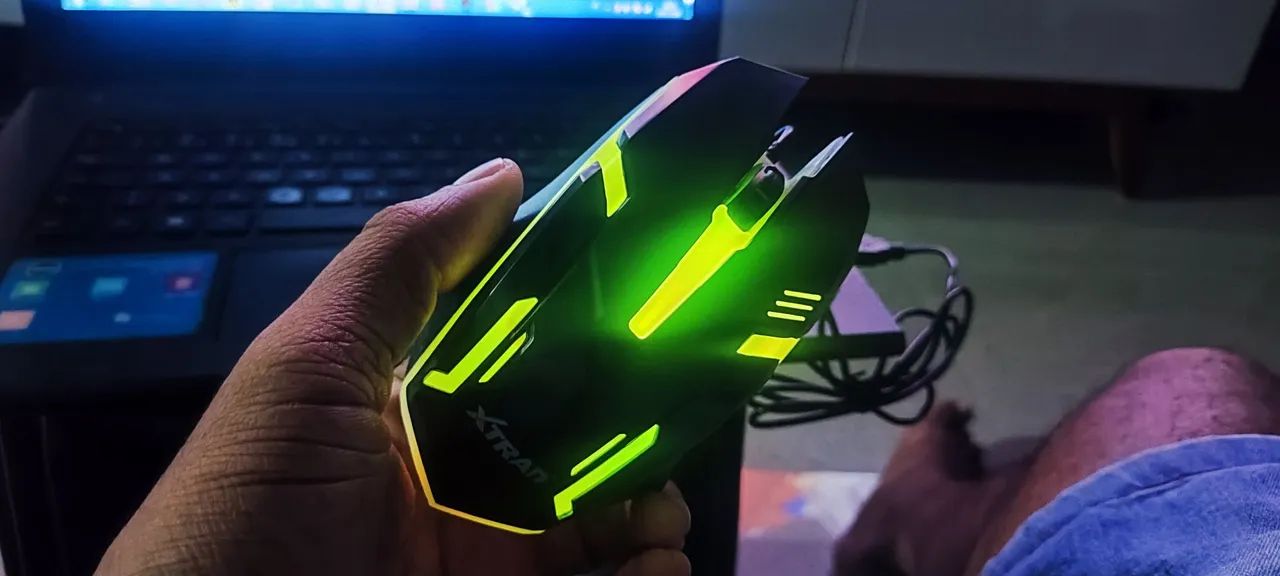 Mouse RGB xtrad usb - já é o menor preço - Foto 2
