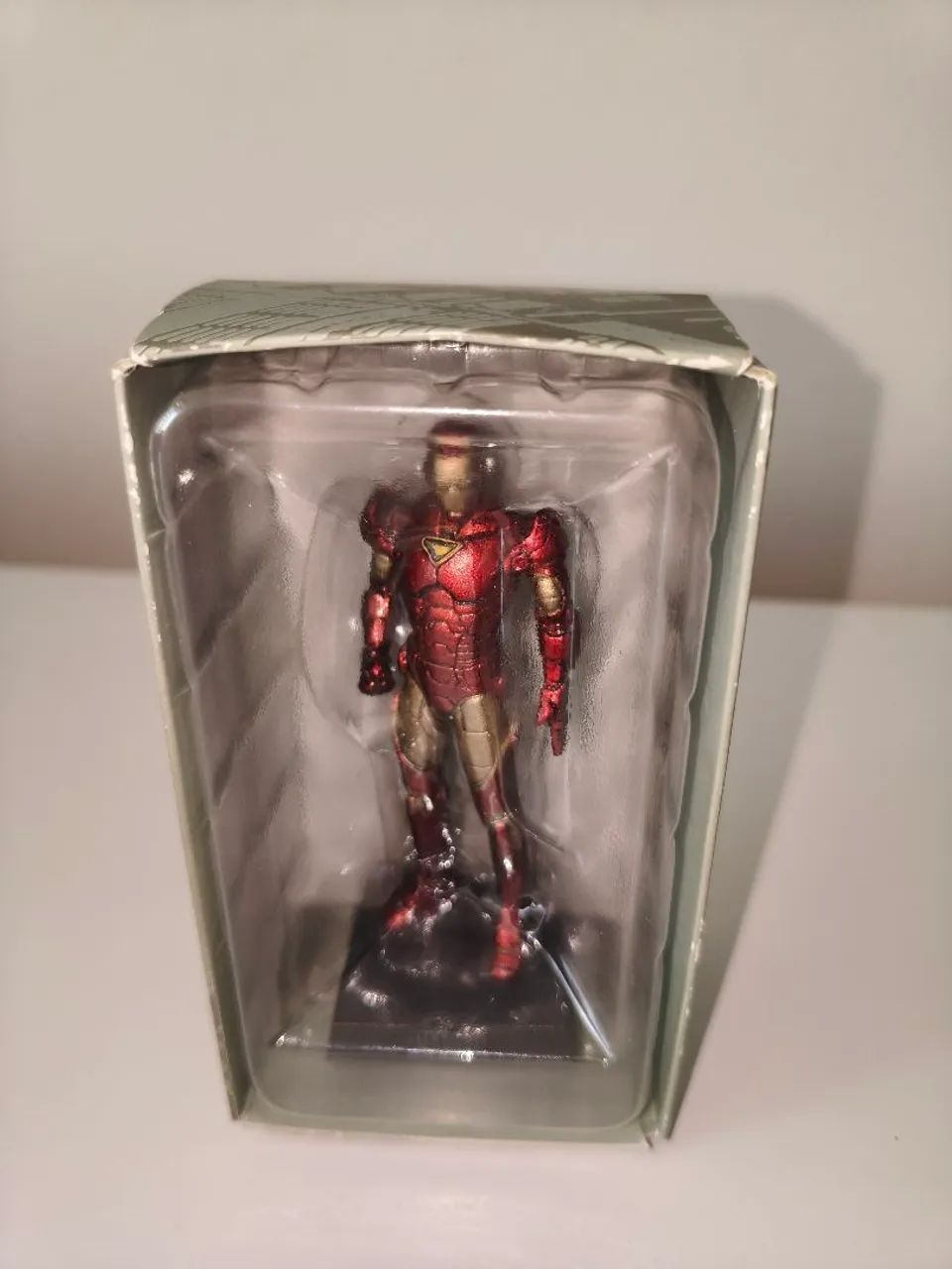 Miniatura Homem de Ferro Eaglemoss Marvel #12 Metal + Caixa + Fascículo - Foto 3