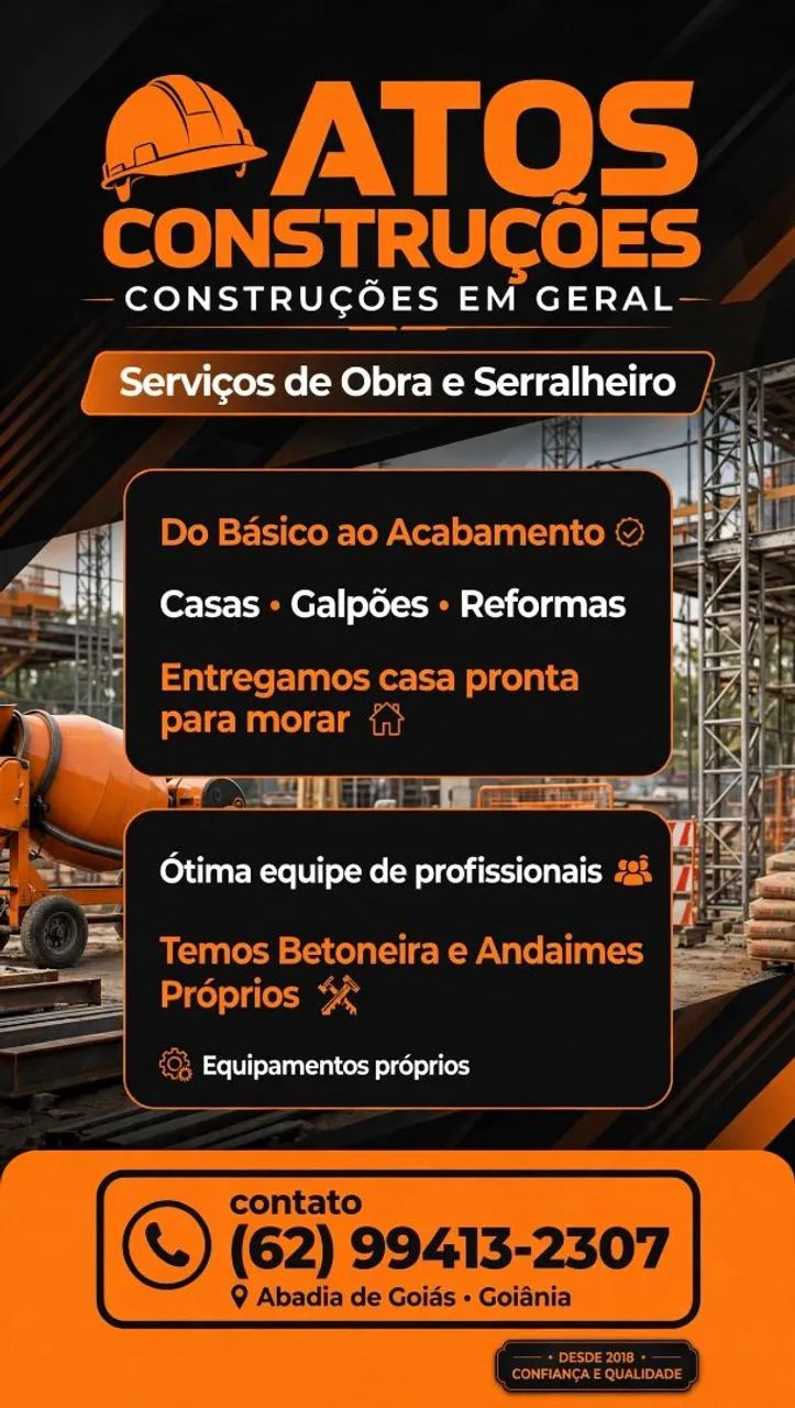 Atos Construções do básico ao acabamento #pedreiros - Foto 2