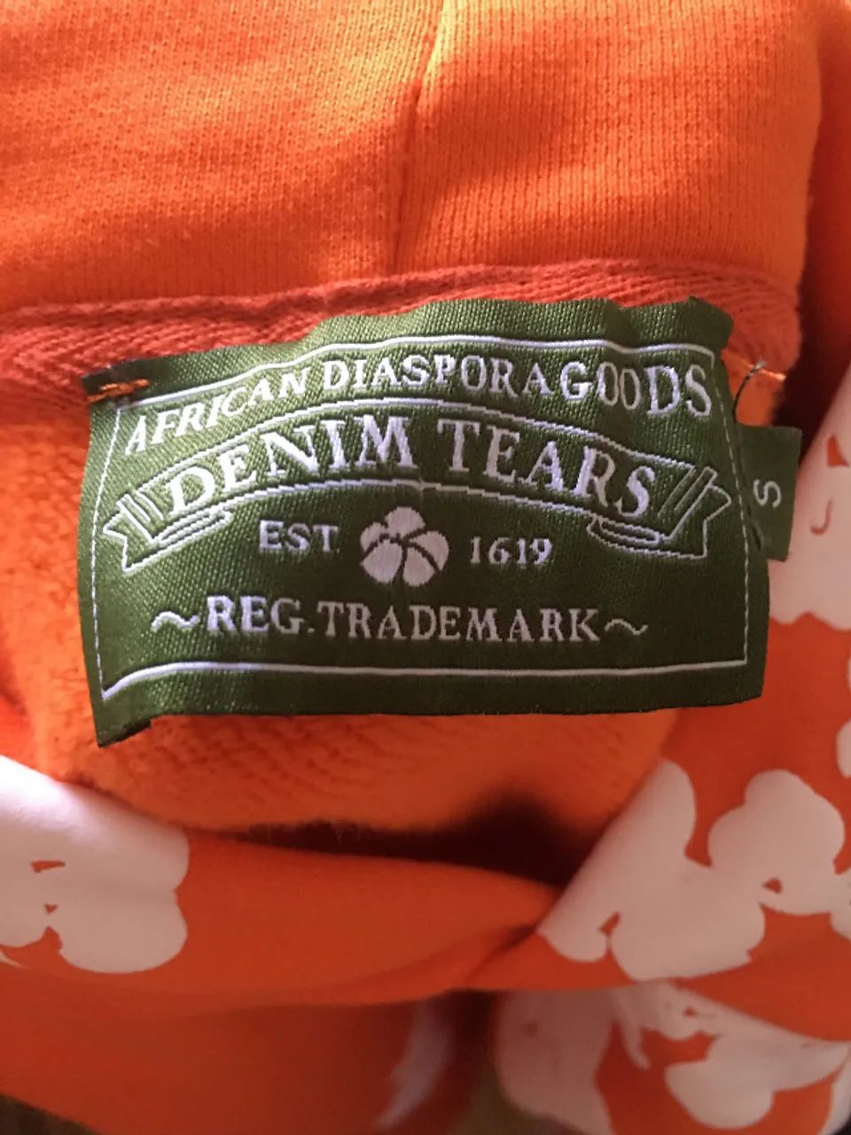 Moletom Denim Tears Laranja - Foto 3