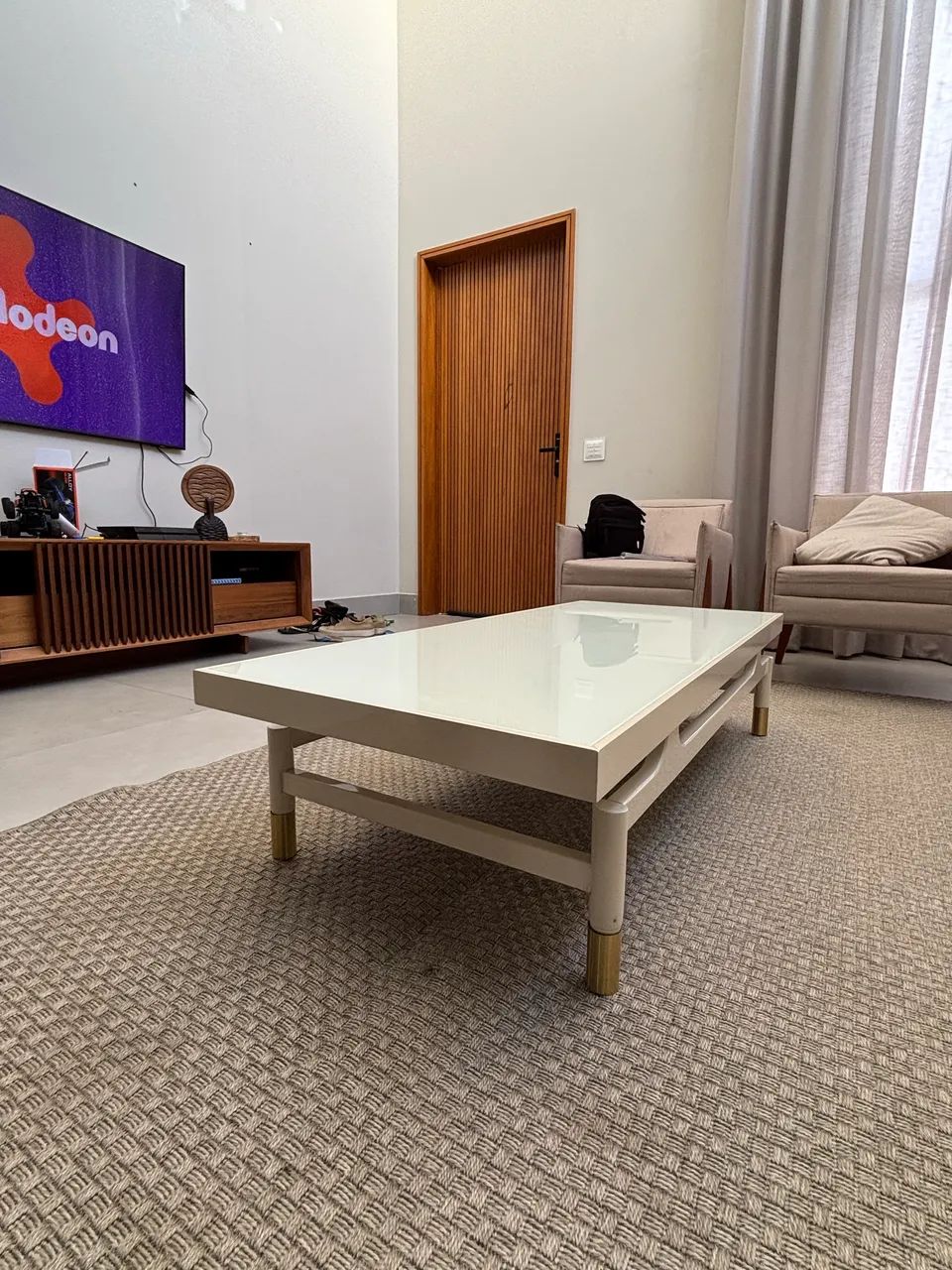 Mesa de Centro Branca em Laca - Foto 3