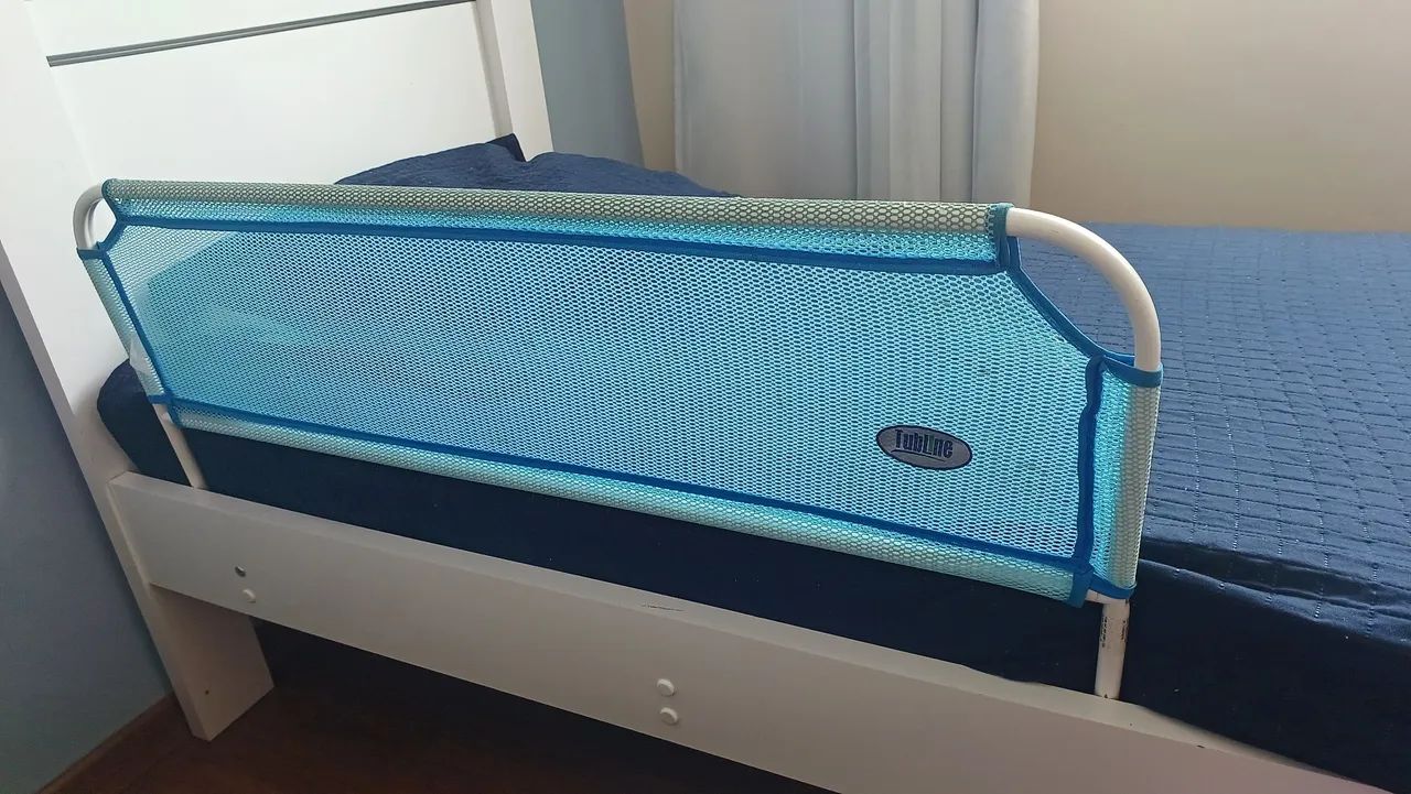 Protetor cama azul