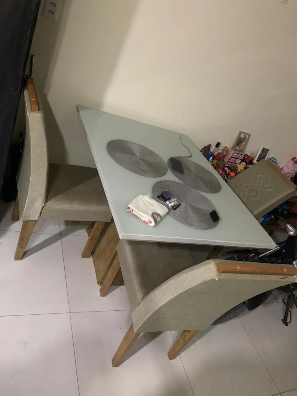 Mesa de vidro 65578337932803120