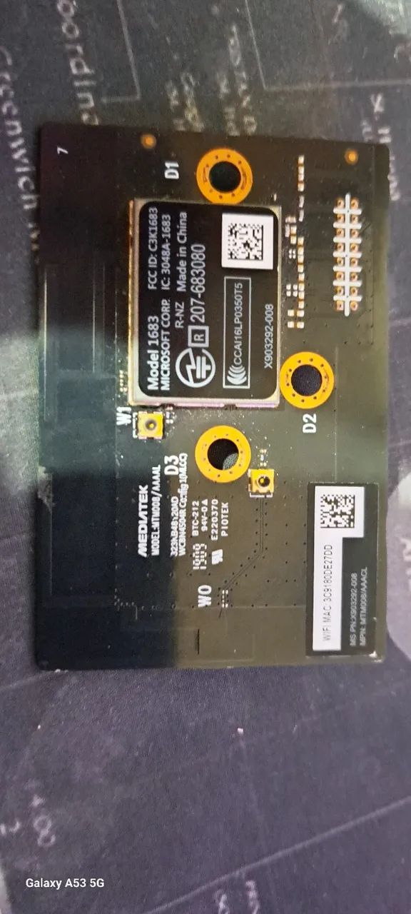 Placa wifi/bluetooth xbox one s