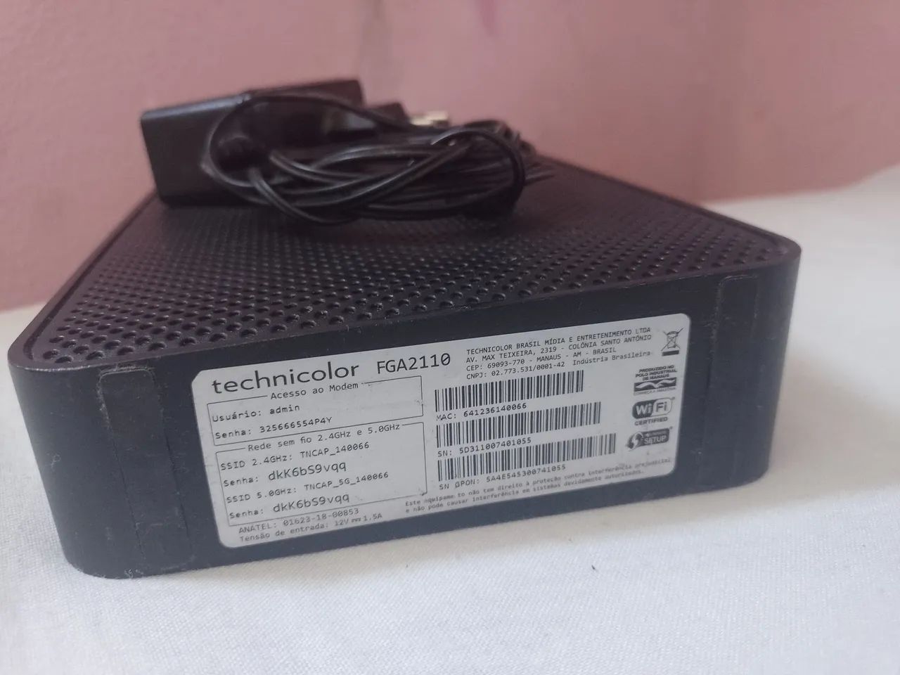 Roteador Tecnicolor FGA 2110 - Foto 3