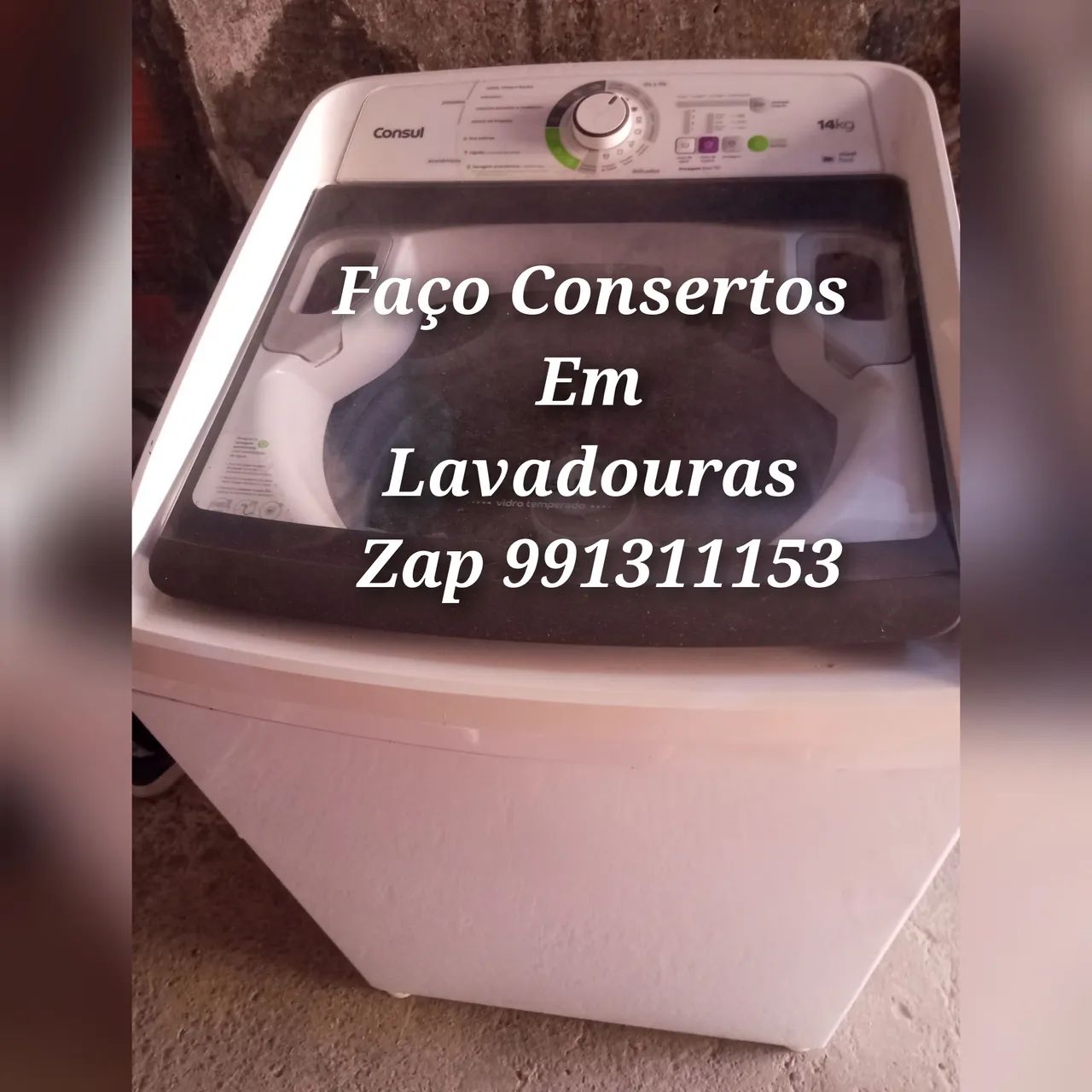 Faço Consertos em máquinas de lavar 