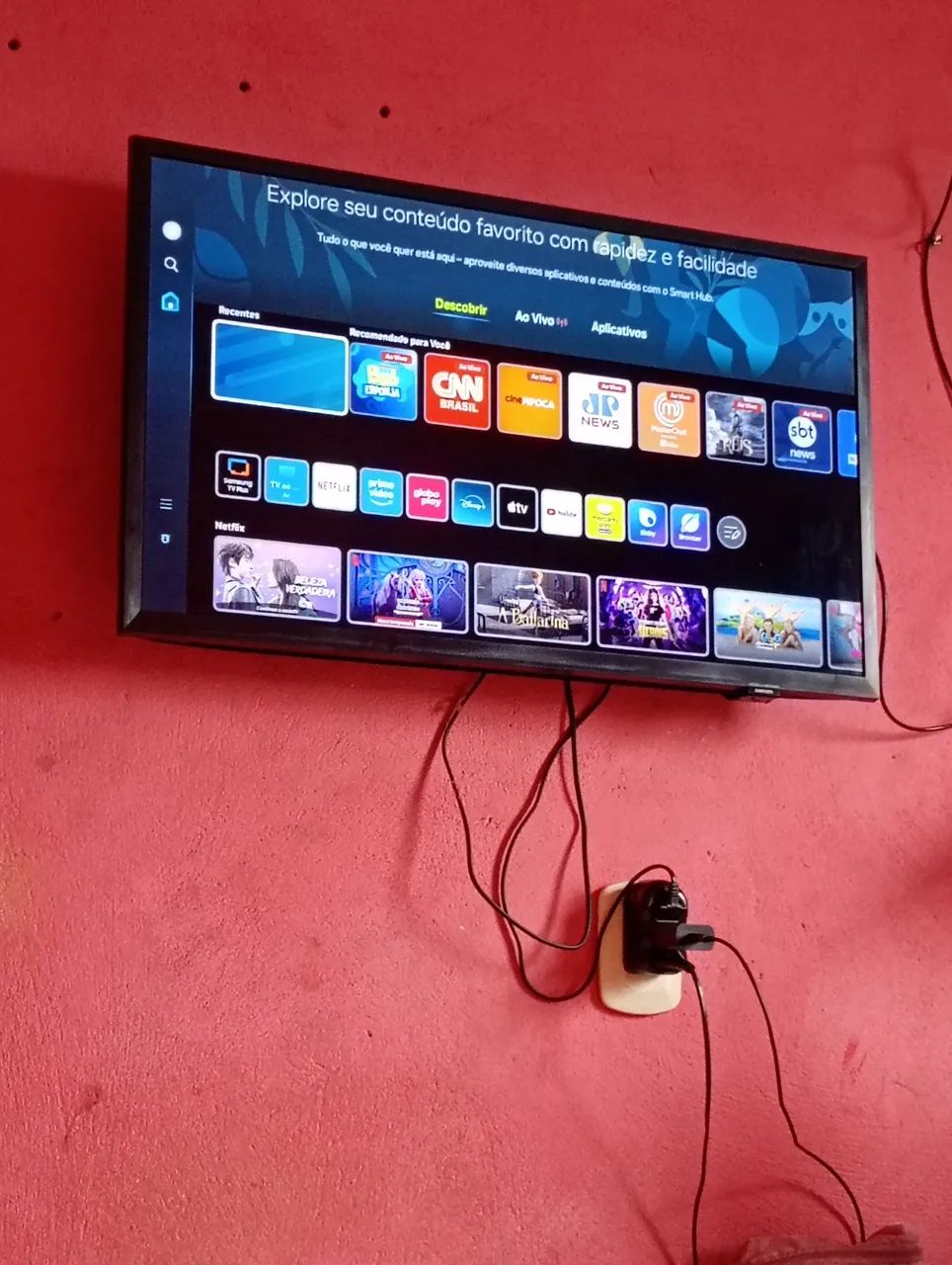 Vendo tv smart 32 polegadas marca Samsung não entrego 